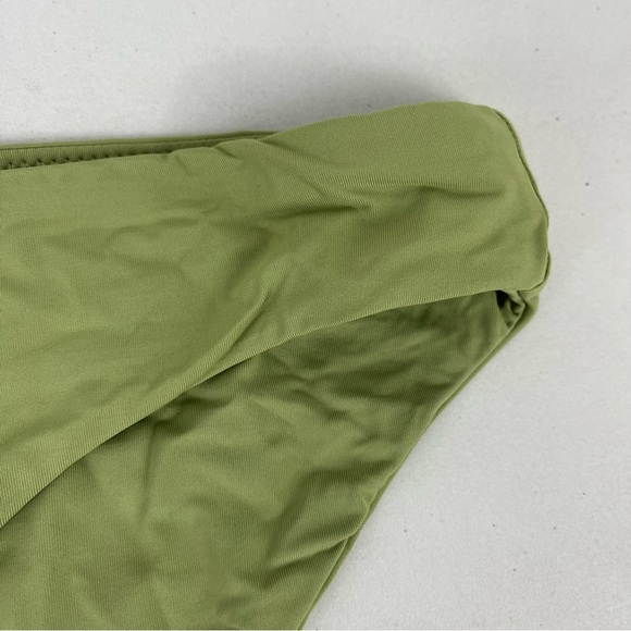 NEW Seafolly Hipster Bikini Bottom Low Rise Women's Size 10 Moss Green - Picture 4 of 7